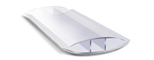 картинка Профиль соединительный цельный прозрачный для поликарбоната 10 мм от магазина Альфа Плейс