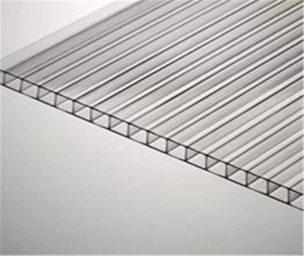 картинка Сотовый прозрачный поликарбонат (Эконом) 16 мм лист 6м.х2,1м(12,6 м2) от магазина Альфа Плейс
