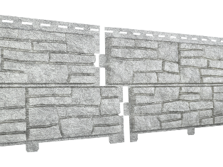 Фасадные панели «под камень», реализуемые в Алупке